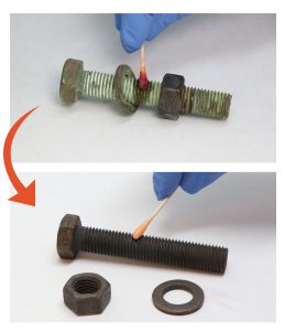 TK20 Chromium-6 Neutralizer before/after