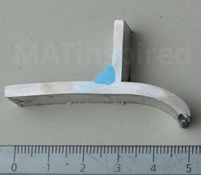 Voorbeeld MATinspired TK03 macro-ets aluminiumlasnaad